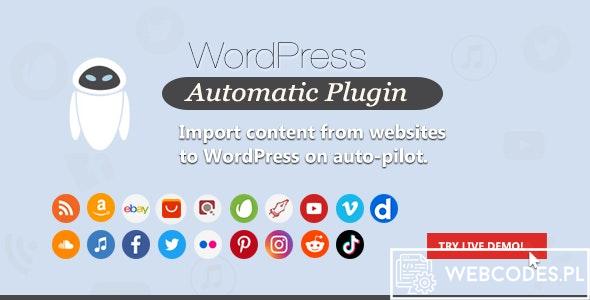 WordPress Automatic Plugin Wtyczka WordPress Automatic wtyczka wordpress