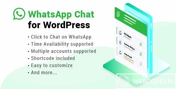 WhatsApp Chat WordPress Wtyczka WhatsApp Chat WordPress wtyczki woocommerce