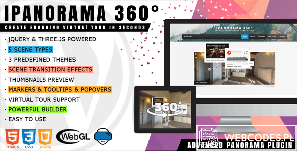 iPanorama 360 Wtyczka iPanorama 360° Virtual Tour Builder for WordPress wtyczki woocommerce