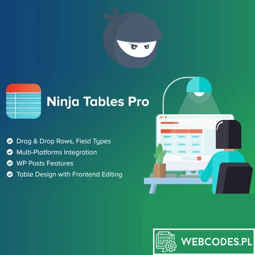 Ninja-Tables-Pro-lalicenza.jpg Wtyczka Ninja Tables Pro wtyczka wordpress